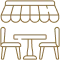 Outdoor Café Seating Image