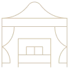 Luxury rooftop lounge and cafe zone Image