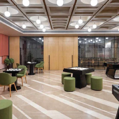 Indoor games room