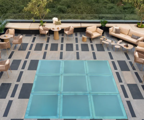 *Actual Image of the Sit-Out Area