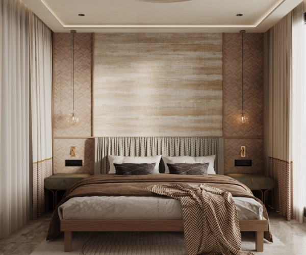 *Rendered Image of the Actual Guest Room